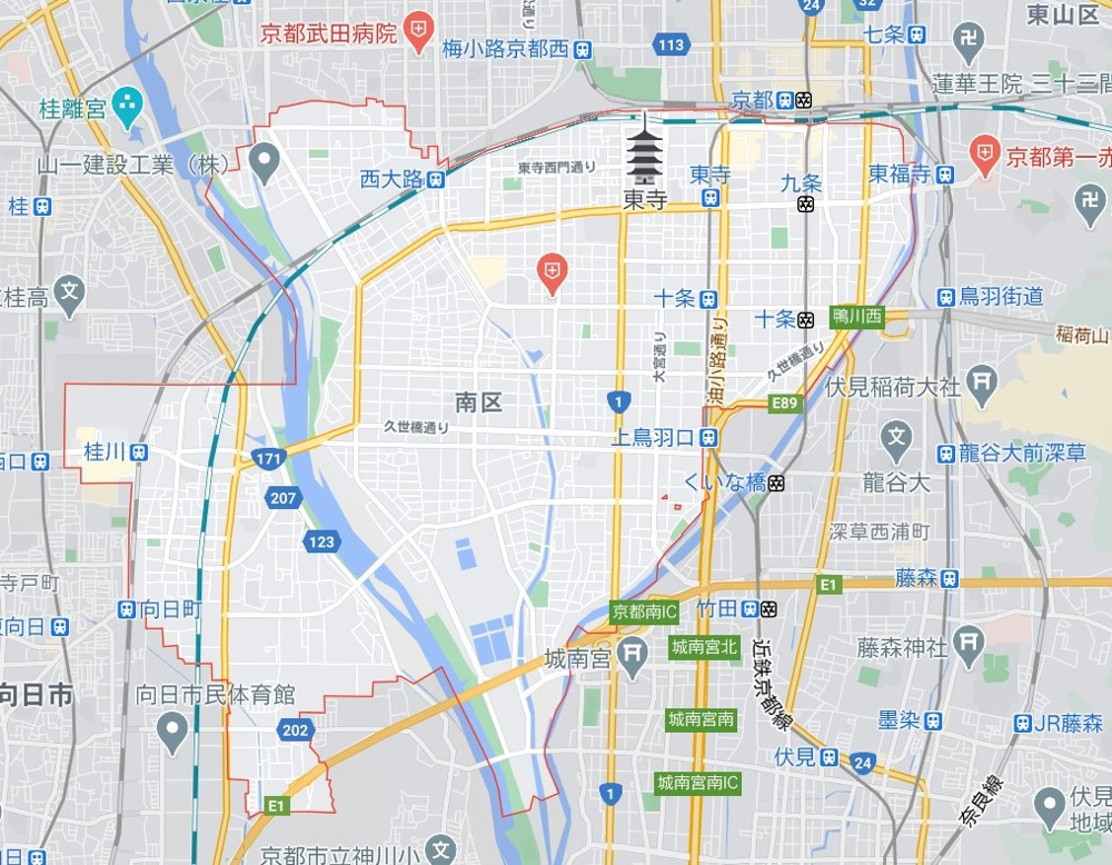 【基準地価】京都市南区地点変動率上位3地点を調べてみましたの画像