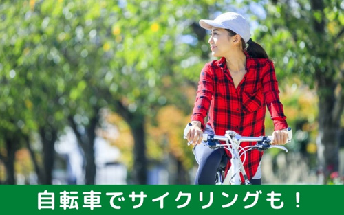 福岡市東区の海の中道海浜公園には自転車で走れるサイクリングも！