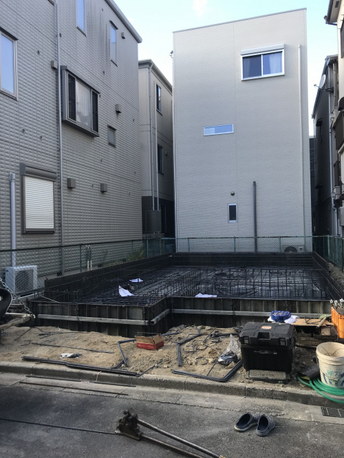 摂津市東正雀新築　工事進捗①　　１/１０の画像