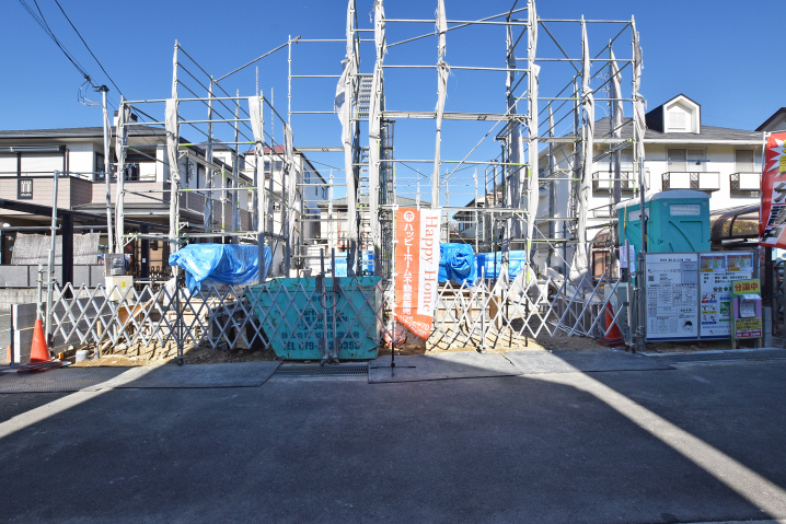 【現場進捗】松が丘1丁目新築戸建て、全2区画の最新情報です！の画像