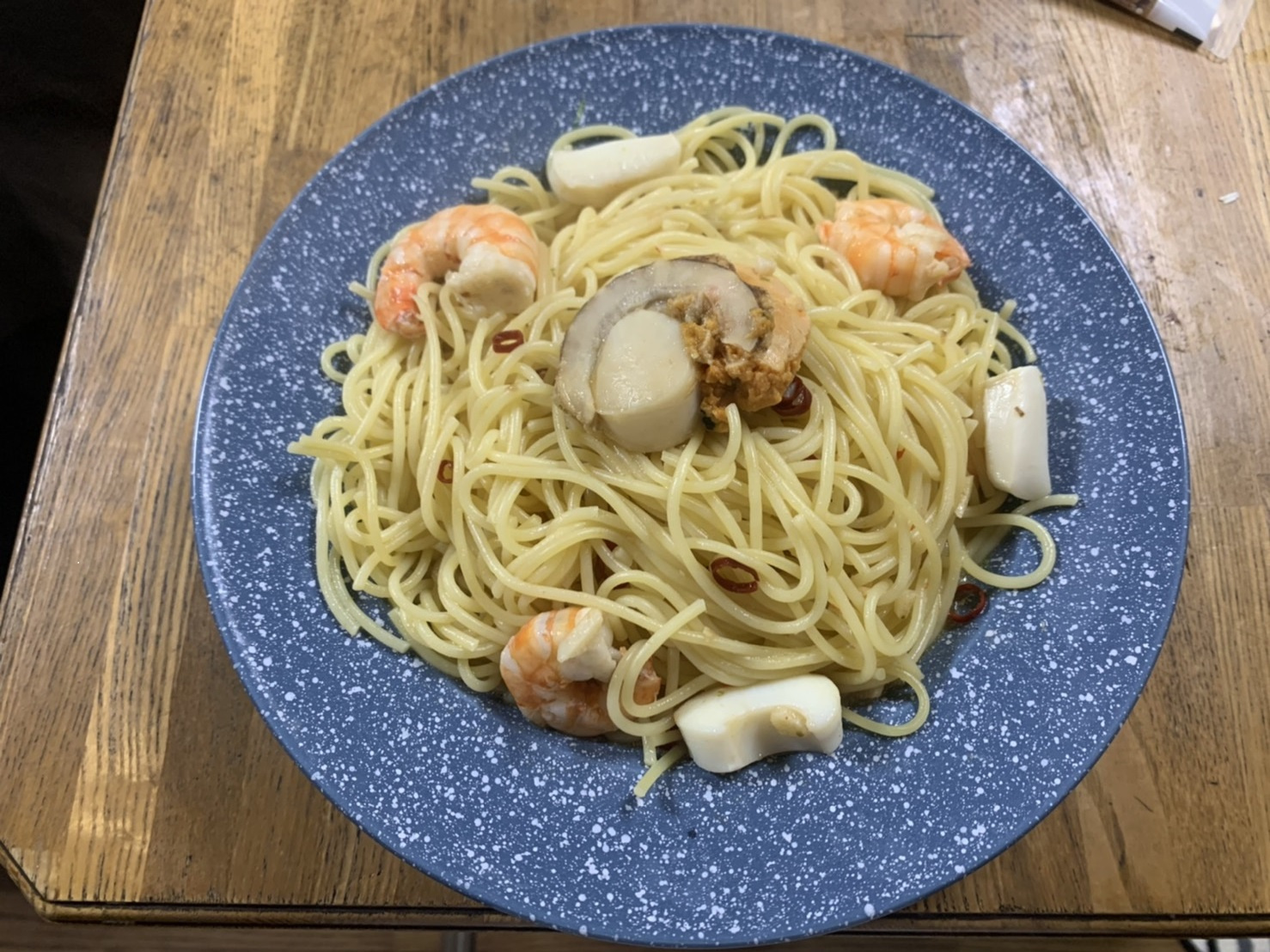 海鮮風 ペペロンチーノの画像