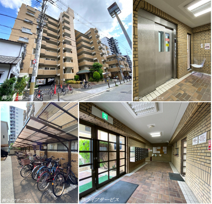 コスモハイツ新大阪２番館の外観共用部