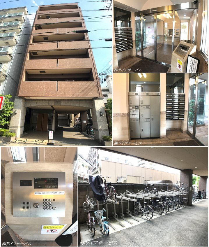 アービング塚本の外観と共用部