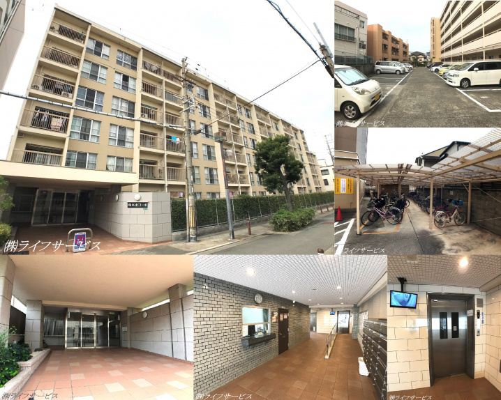 塚本北コーポの外観と共用部