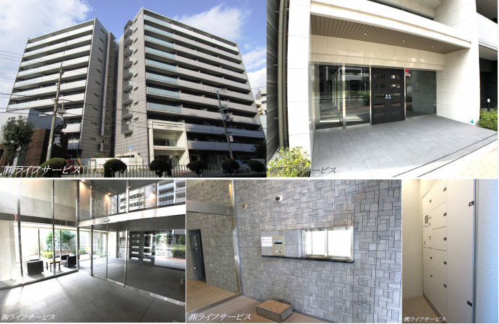 エスリード塚本グラセントの外観と共用部