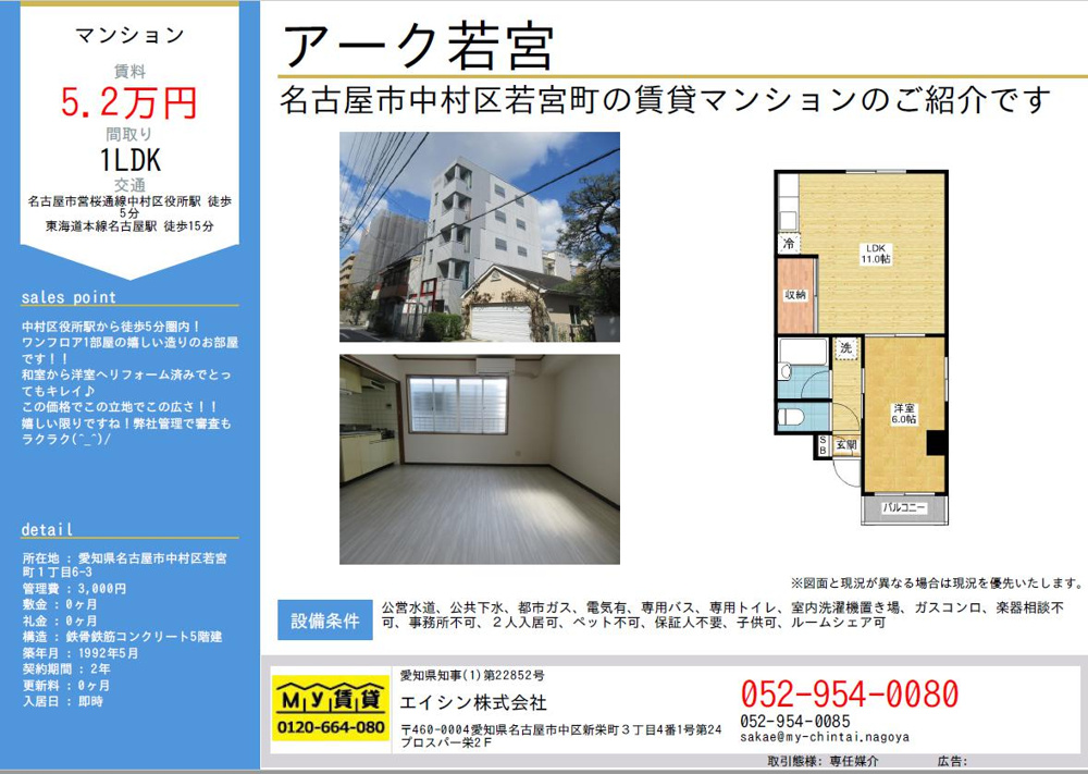 名古屋　生活保護　賃貸の画像