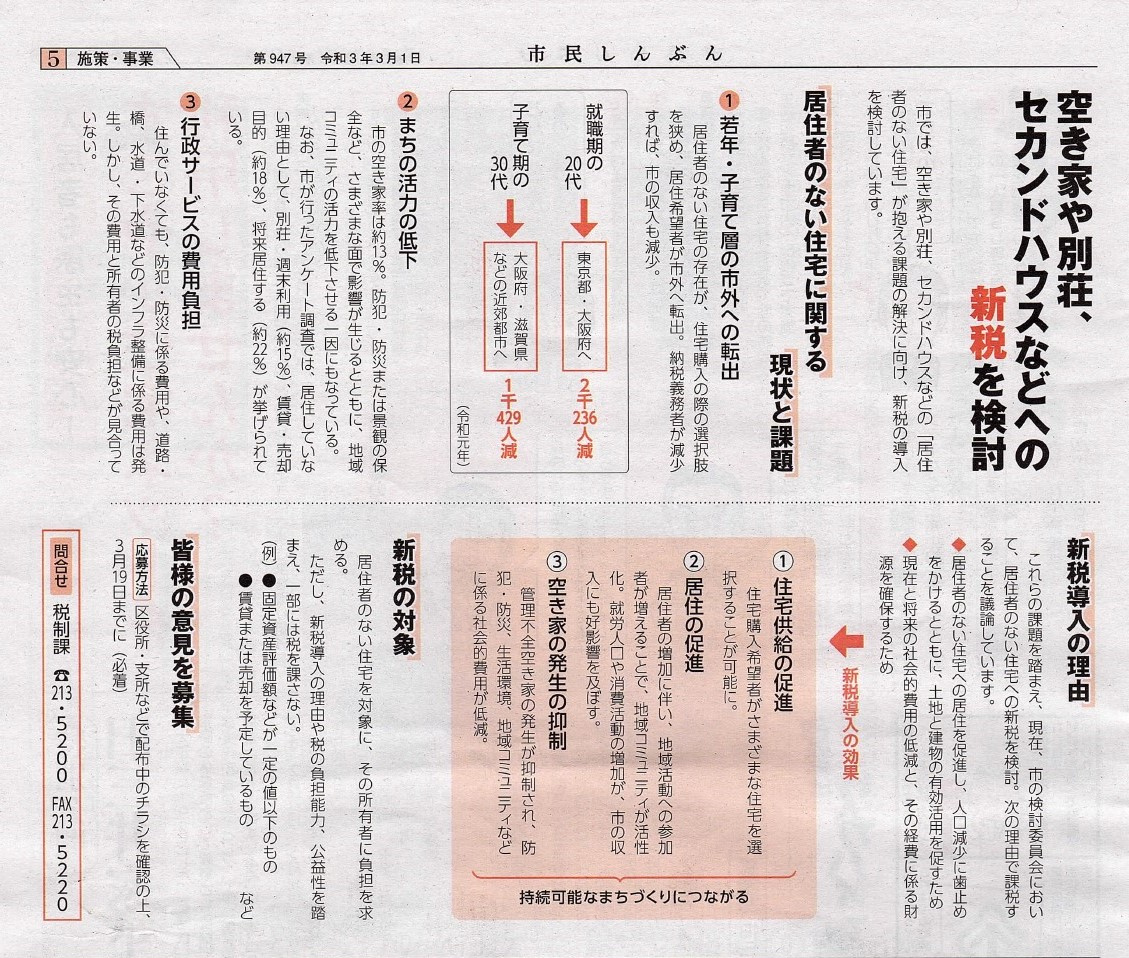 空家、別荘、セカンドハウスに新課税?！の画像