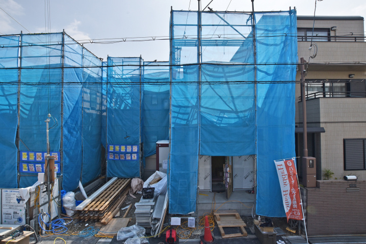 【現場進捗】西宮市甲子園網引町新築戸建｜残1区画の最新情報です。の画像