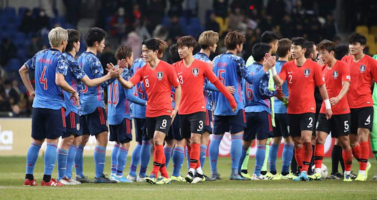 日本VS韓国の画像