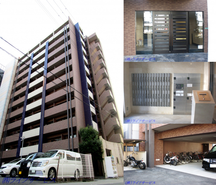 アドバンス新大阪Ⅲの外観と共用部