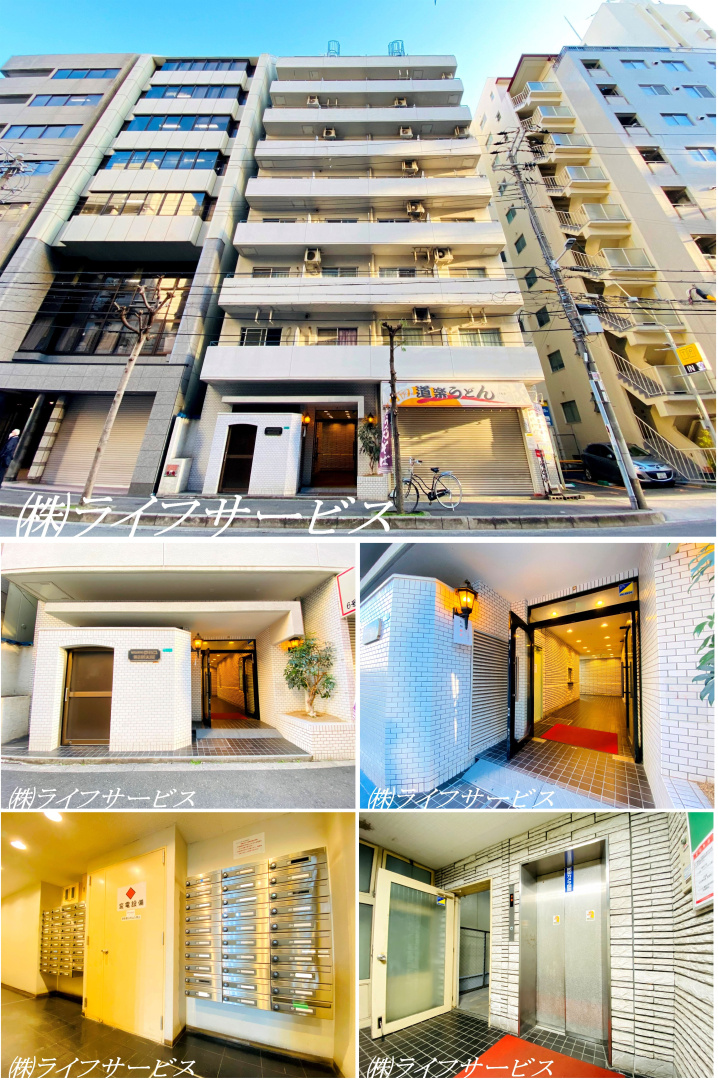 ＶＩＰ第２新大阪の外観と共用部