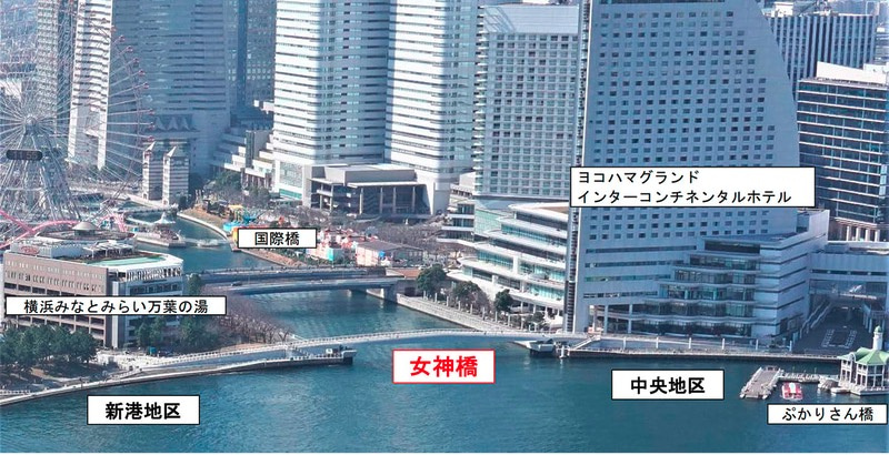 横浜市「みなとみらい21地区」　桜木町から新港ふと頭への新しいアクセスの画像