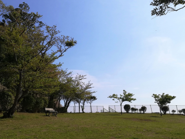 海が見える公園（2021.4.9）の画像