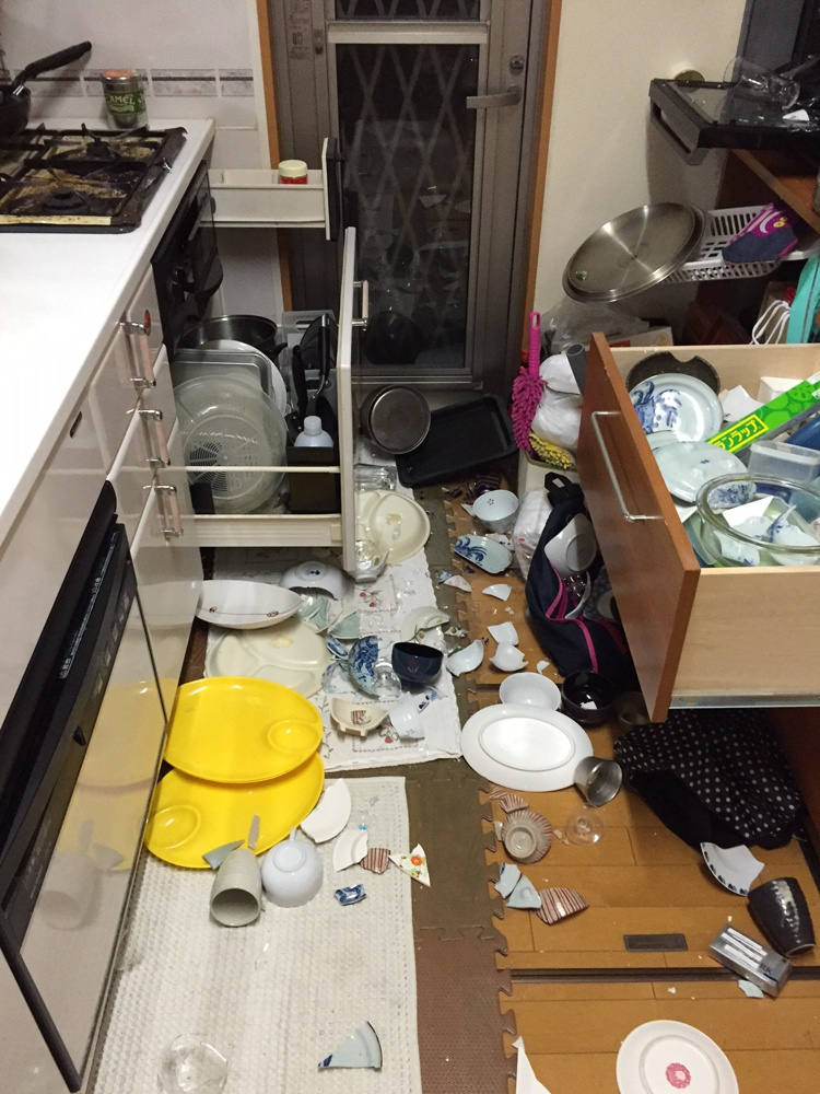 平成２８年熊本地震2016.4.14.（熊本市中央区）熊本市　不動産の画像