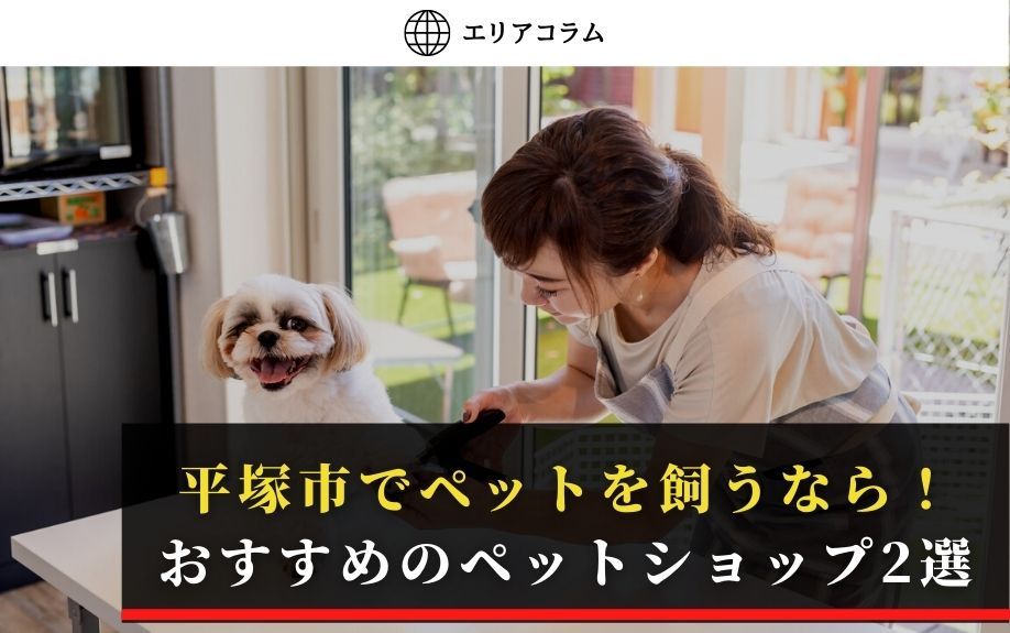平塚市でペットを飼おうとお考えの方へ！おすすめのペットショップ2選の画像