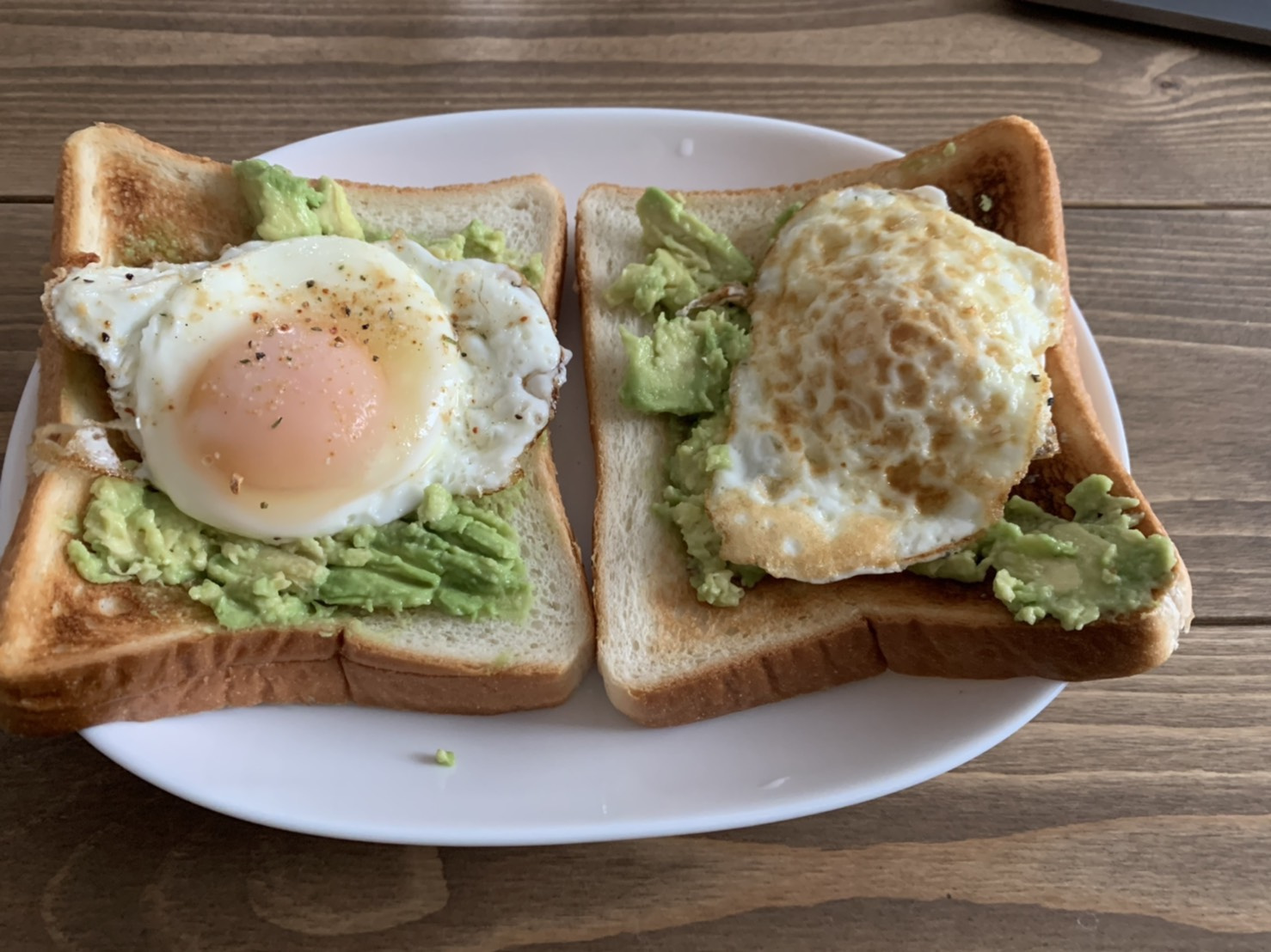 最近の私の朝食の画像