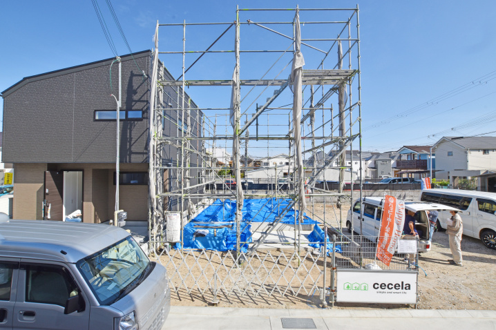 【現場進捗】西宮市浜甲子園新築戸建全8区画、最新情報です！の画像