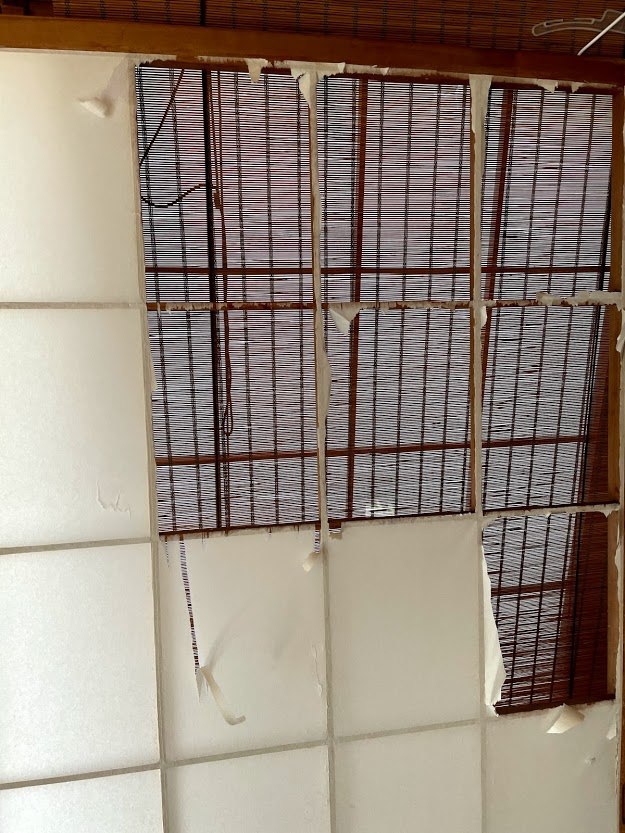 障子貼りの画像