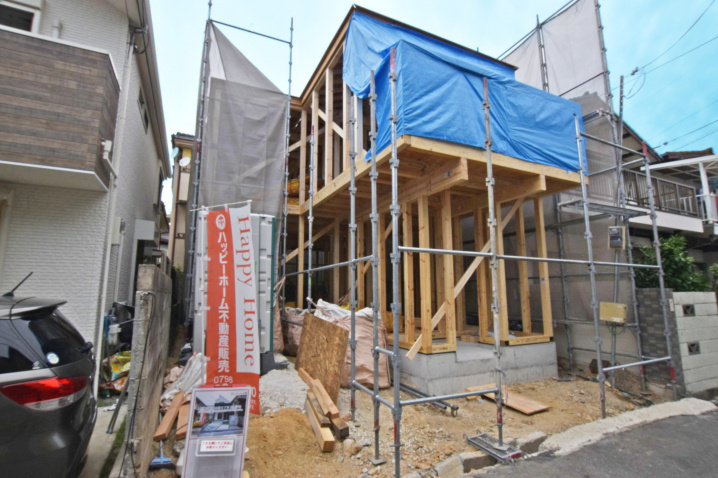 【現場進捗】武庫之荘6丁目新築戸建｜限定1区画の最新情報です。の画像