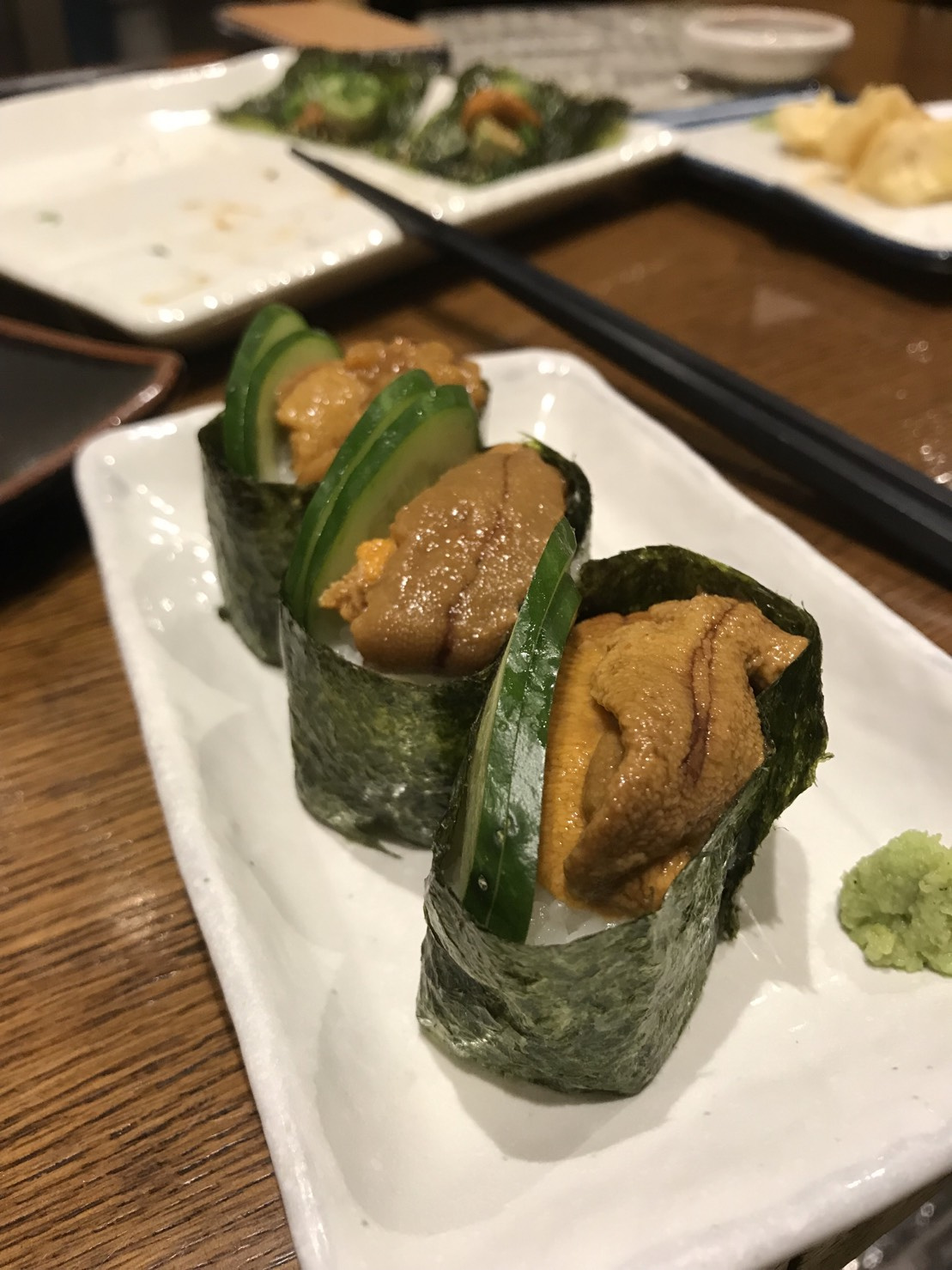 うに軍艦の画像