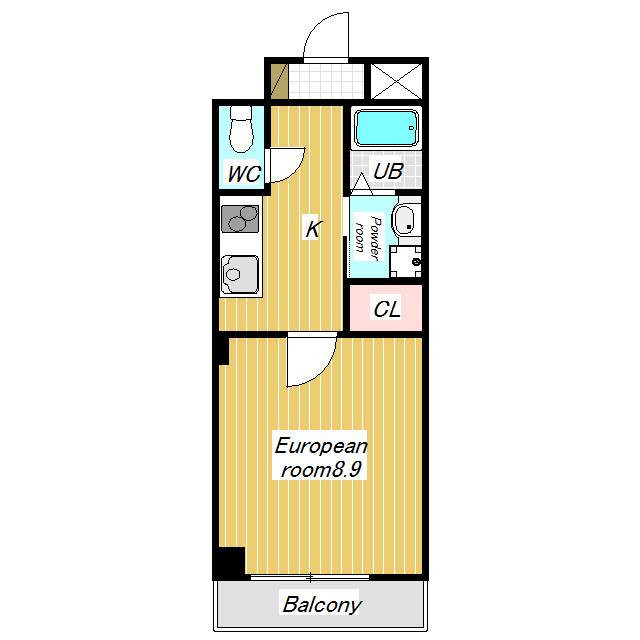 本八幡店　1K角部屋物件のご紹介です！の画像