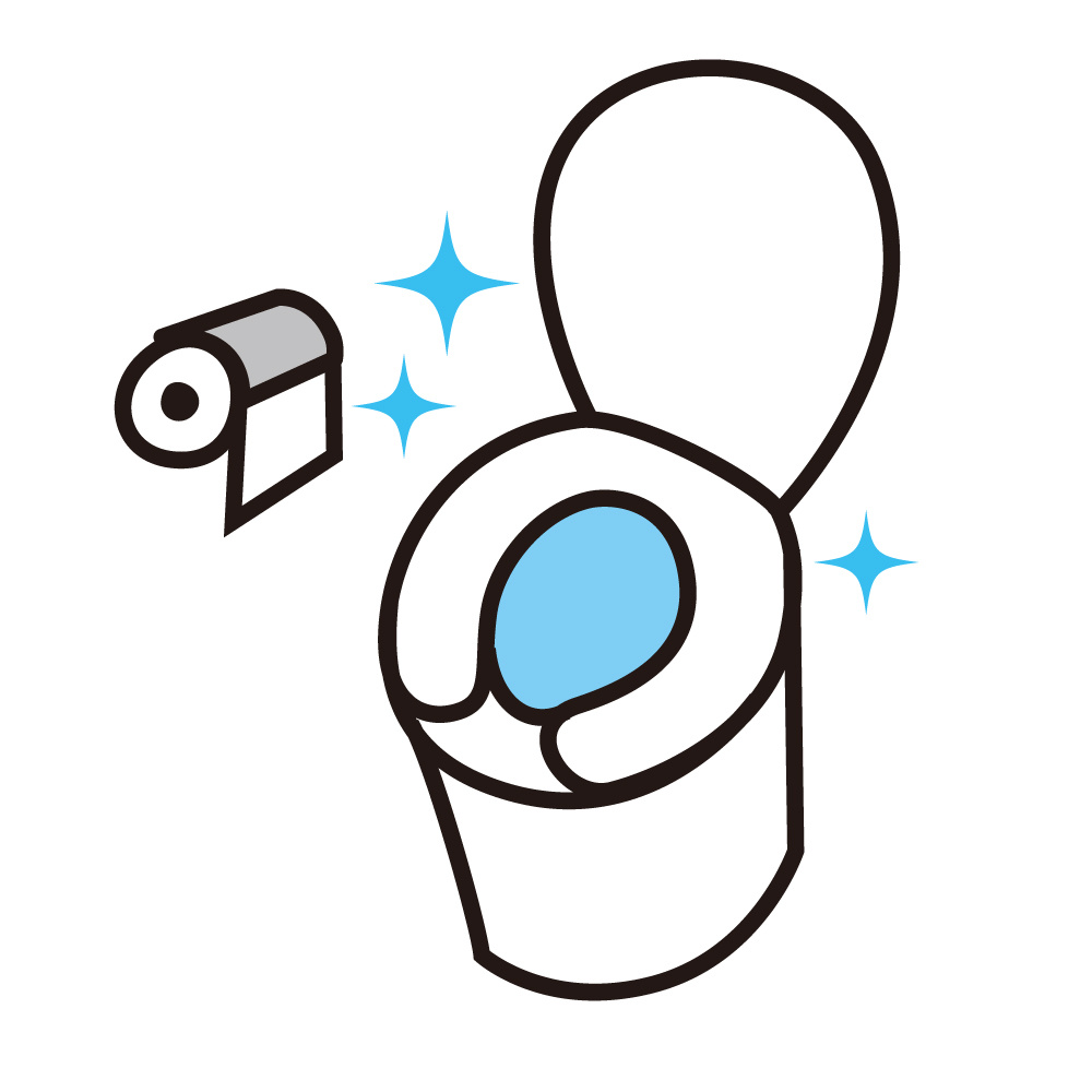 トイレの向きについての画像