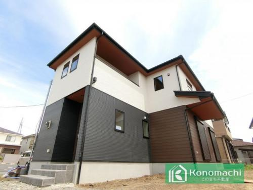 緑3丁目　新築戸建て　おしゃれな外観の画像