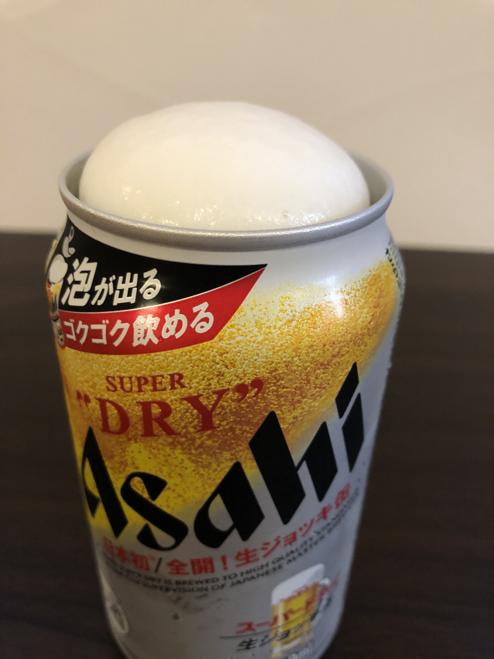 うわさのスーパードライ生ジョッキ缶！の画像