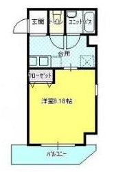 本八幡店　市川市1K角部屋のご紹介です♪の画像