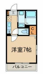 本八幡店 市川1K角部屋物件♪の画像