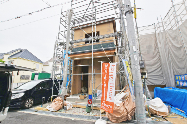 【現場進捗】伊丹市奥畑2丁目新築戸建限定2区画｜上棟しました。の画像