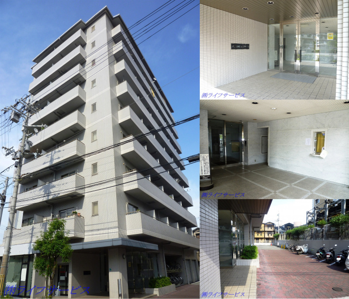 十三本町ユニハウスの外観と共用部