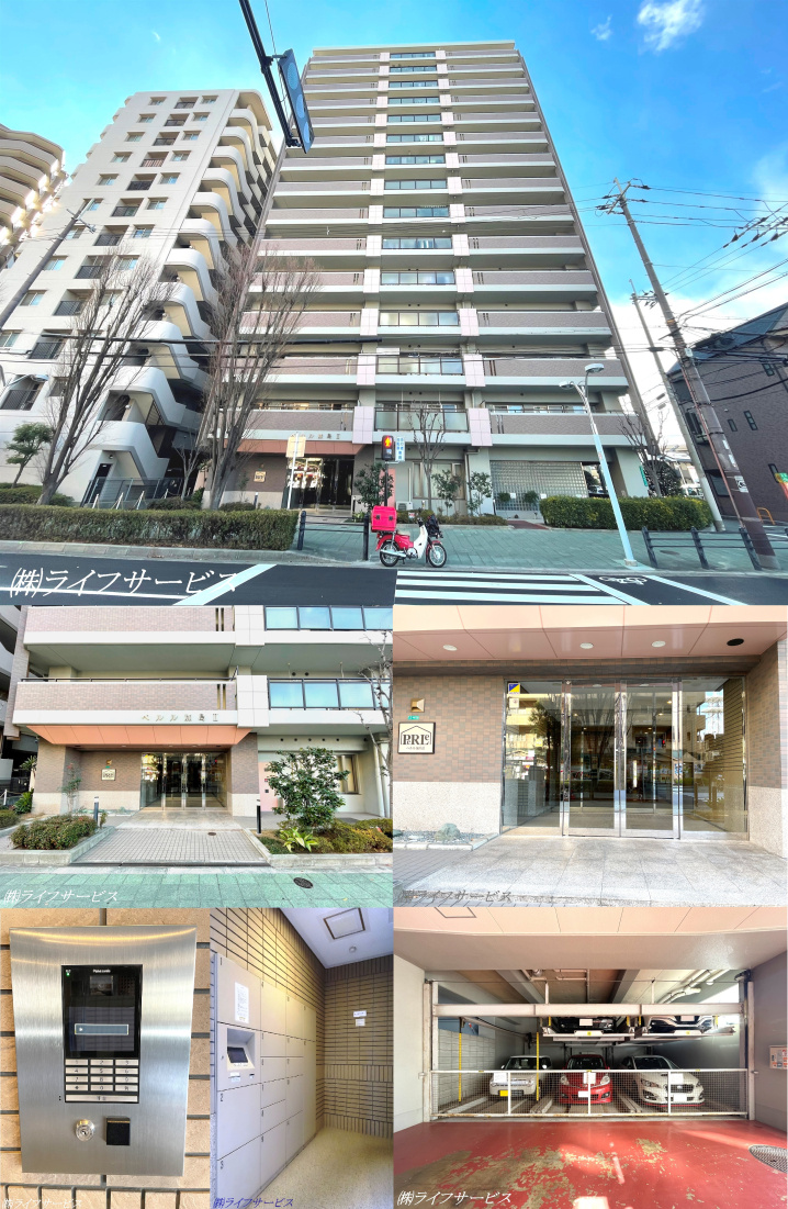 ペルル加島Ⅱの外観共用部
