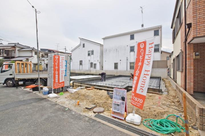 【現場進捗】尼崎市武庫の里1丁目新築戸建｜全3区画の最新情報です。の画像