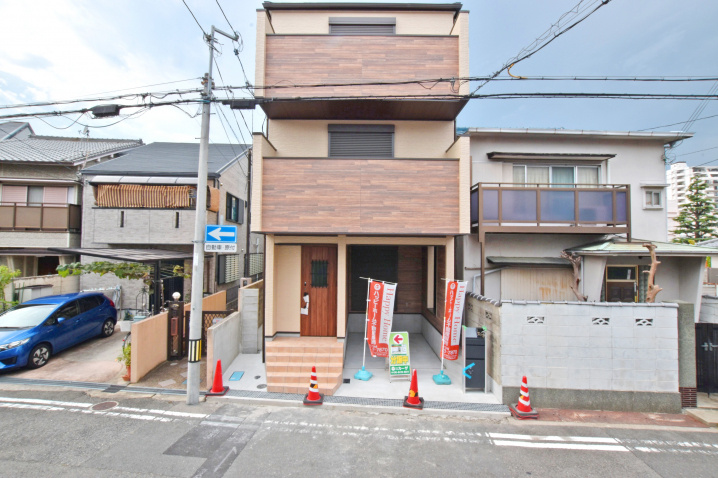【現場進捗】尼崎市北竹谷町新築戸建｜限定1区画の最新情報です。の画像