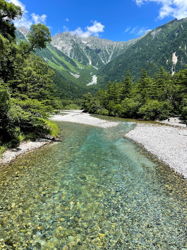 上高地キャンプの画像