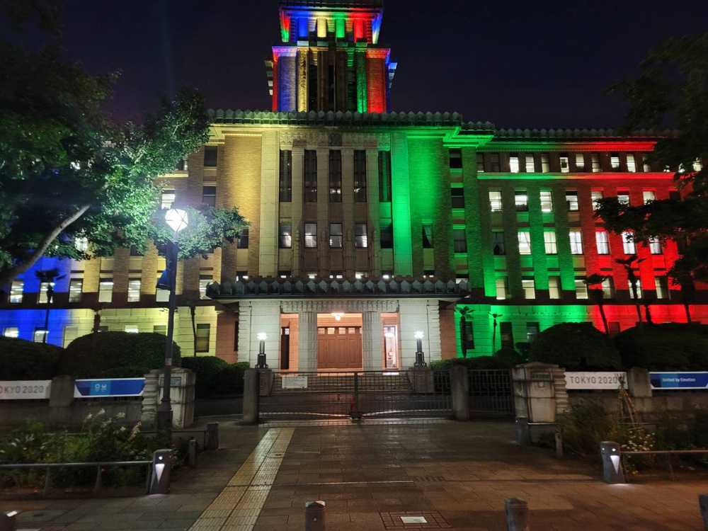 東京オリンピック最終日の画像