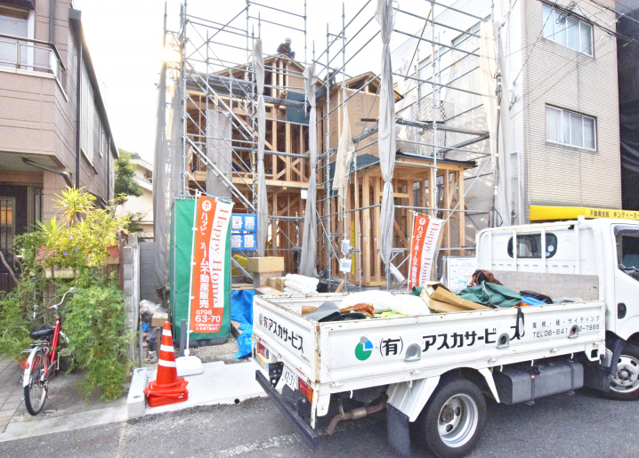 【現場進捗】尼崎市武庫町2丁目新築戸建｜最新情報です。の画像
