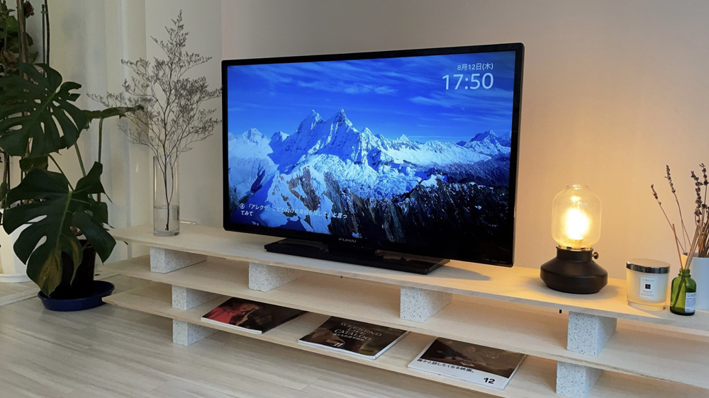 テレビ台を自分で作りました！の画像