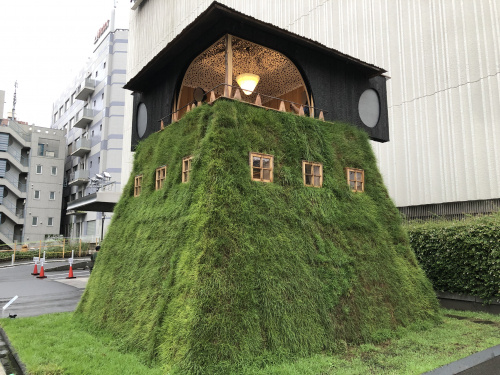 新国立競技場を望む都心にある茶室「五庵」を見学の画像