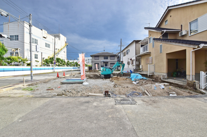 【現場進捗】尼崎市南塚口町7丁目新築戸建｜全3区画の最新情報です。の画像
