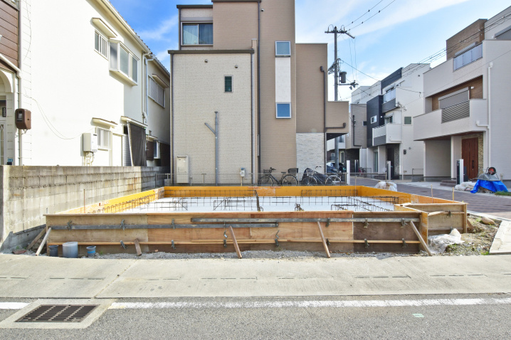 【現場進捗】西宮市津門呉羽町新築戸建｜残2区画8号棟の最新情報です。の画像