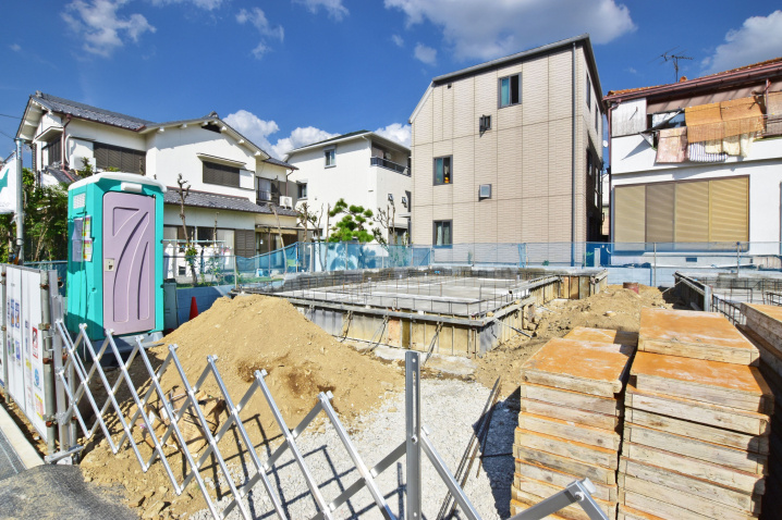 【現場進捗】尼崎市武庫の里2丁目新築戸建｜限定2区画の最新情報です。の画像