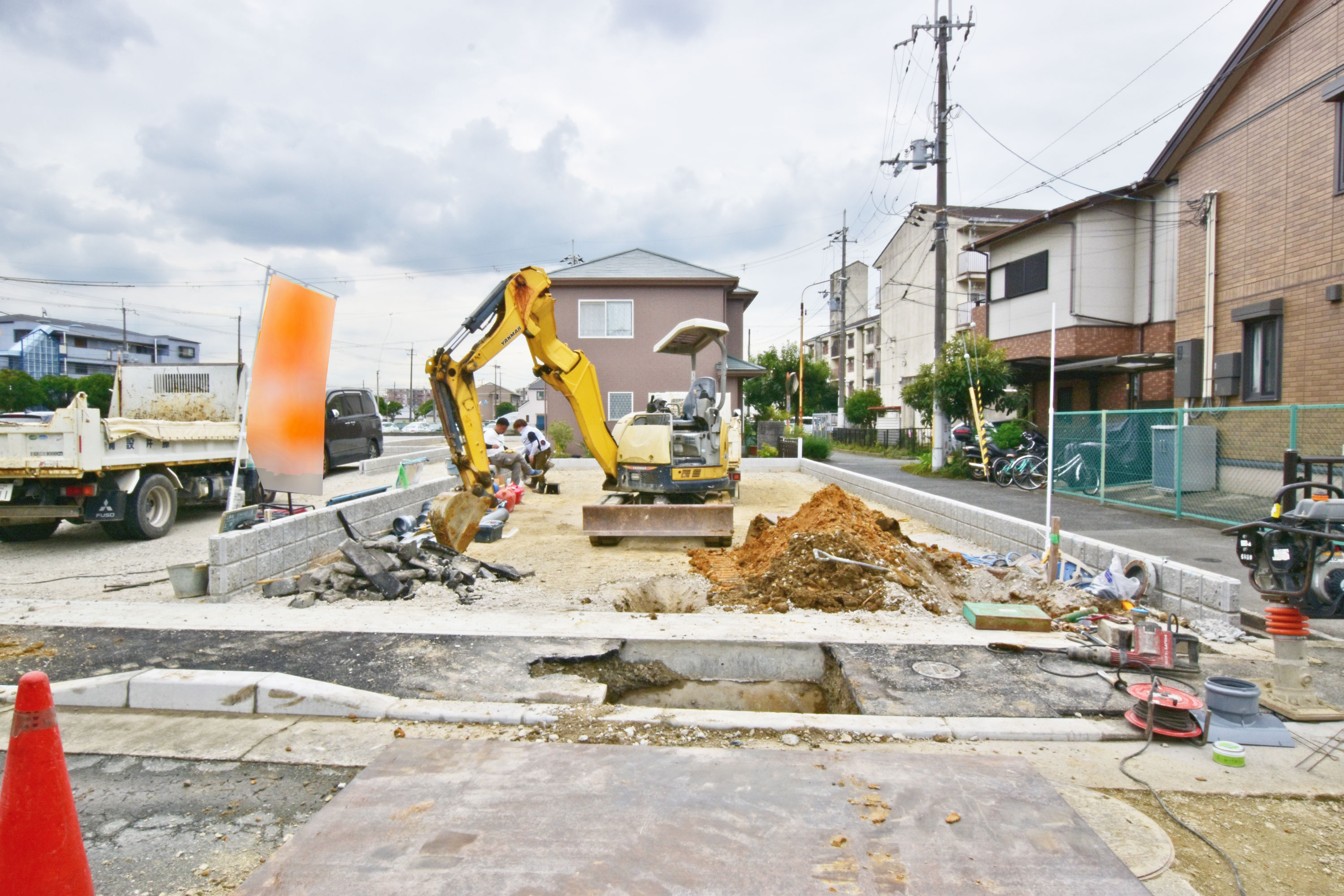 【現場進捗】伊丹市野間4丁目新築戸建｜全4区画の最新情報です。の画像