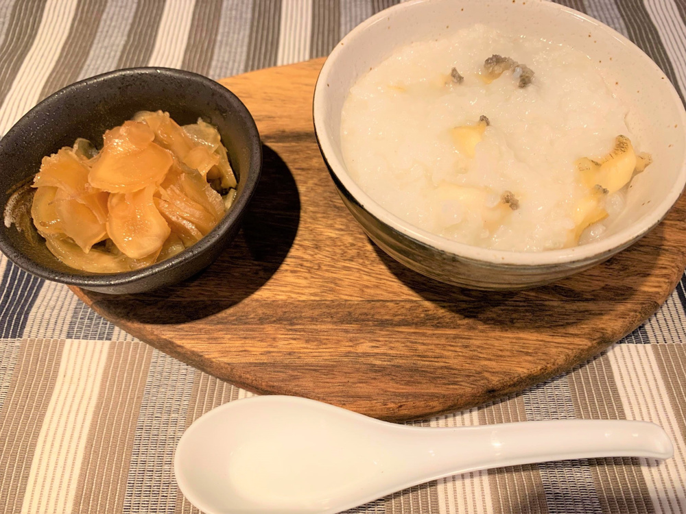 アワビ粥ご馳走になりました！の画像