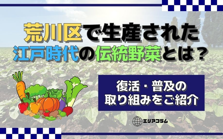荒川区で生産された江戸時代の伝統野菜とは？復活・普及の取り組みをご紹介の画像