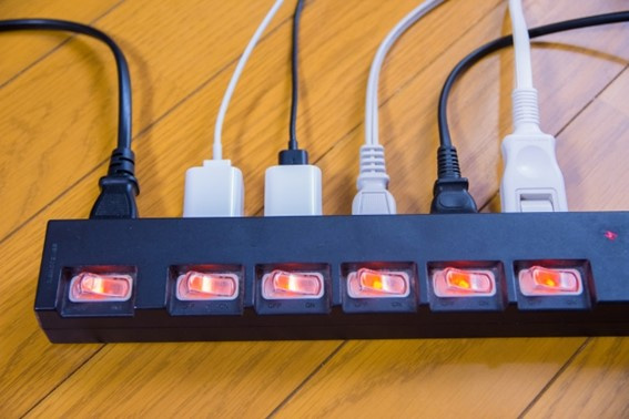 電源タップを活用すること！
