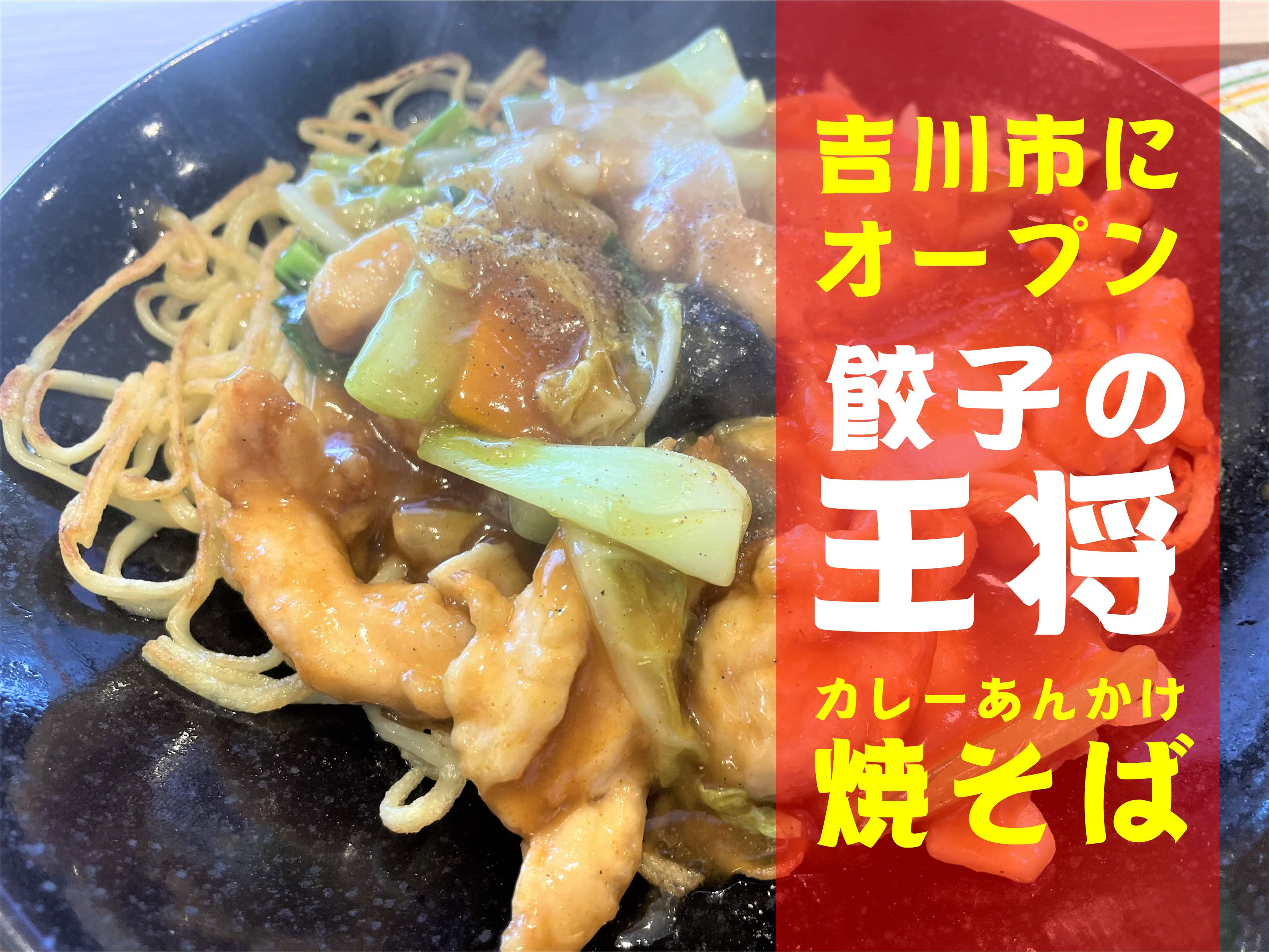 【吉川市】栄町に「餃子の王将県道377号吉川栄店」がオープンしたので早速行ってきました！の画像