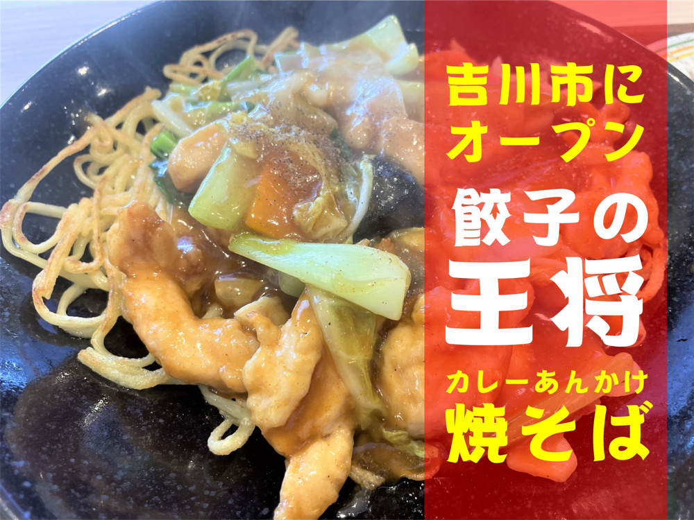 【吉川市】栄町に「餃子の王将県道377号吉川栄店」がオープンしたので早速行ってきました！の画像