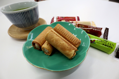 11月のお茶菓子～チロリアン～の画像